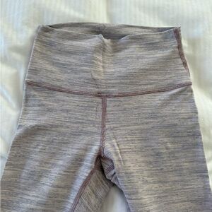 lululemon athletica pink & grey leggings